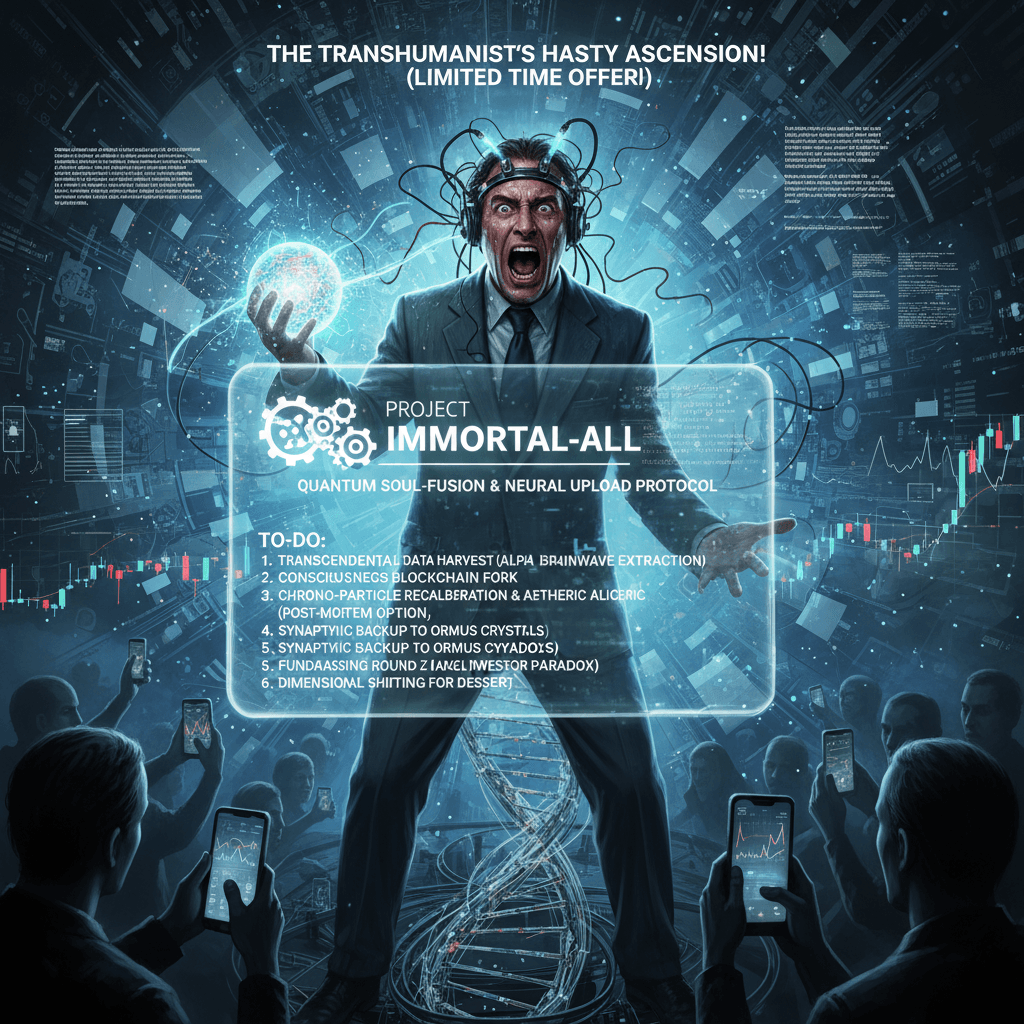 immortality checklist but the instructions are a fever dream