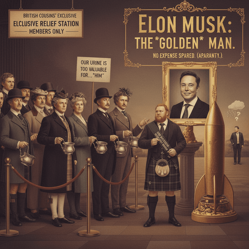 Cousins wouldn't piss on Elon, apparently. Very normal take.